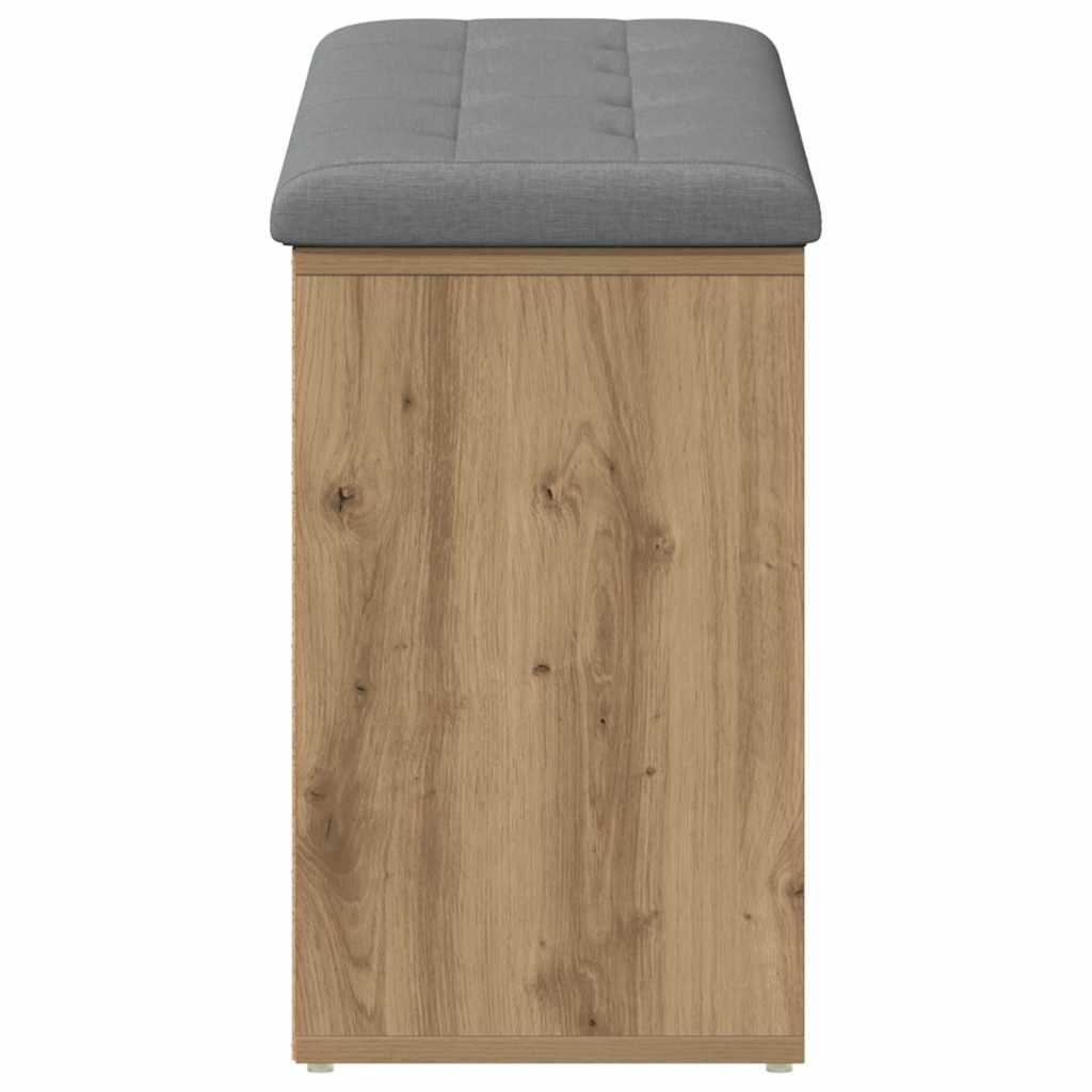 Πάγκος παπουτσιών  Artisan Oak 102x32x50 cm Κατασκευασμένο ξύλο - Pakobazaar