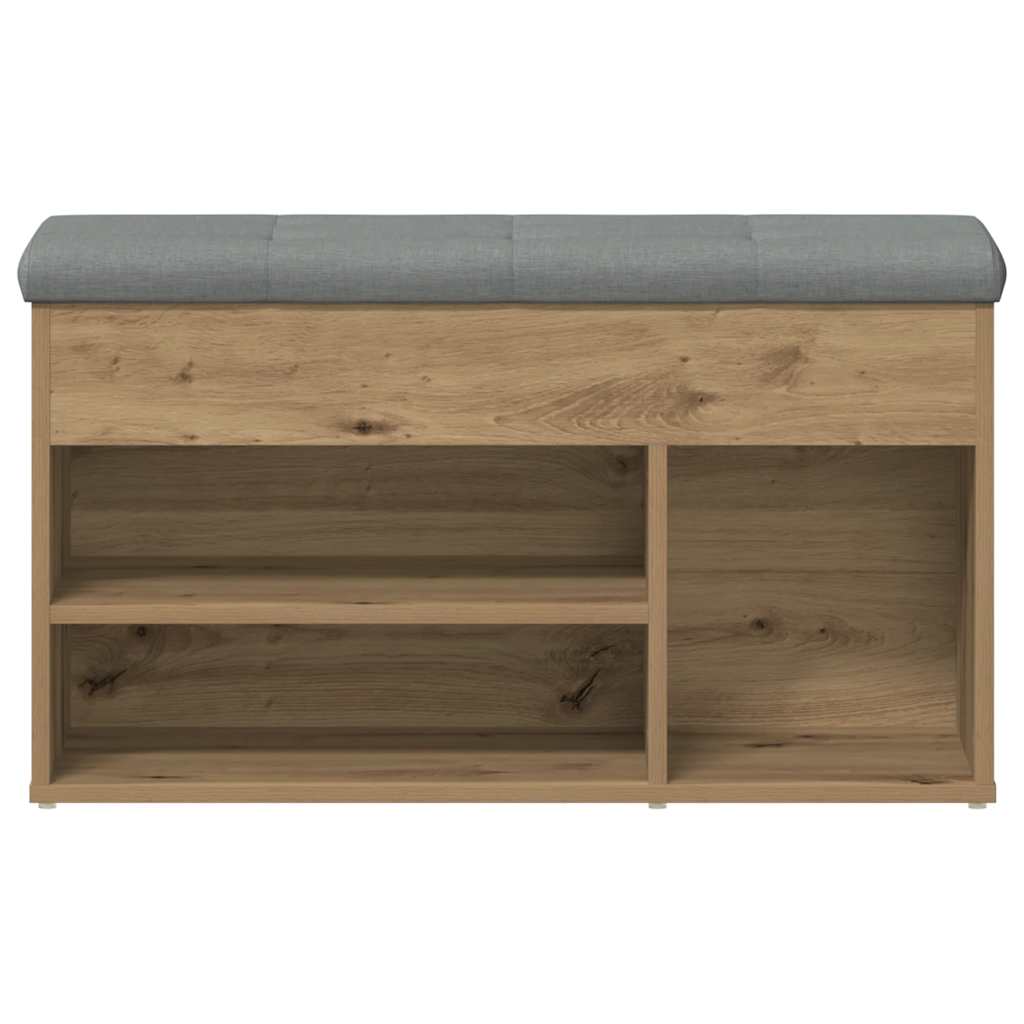 Πάγκος παπουτσιών  Artisan Oak 82x32x45,5 cm Κατασκευασμένο ξύλο - Pakobazaar