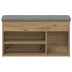 Πάγκος παπουτσιών  Artisan Oak 82x32x45,5 cm Κατασκευασμένο ξύλο - Pakobazaar