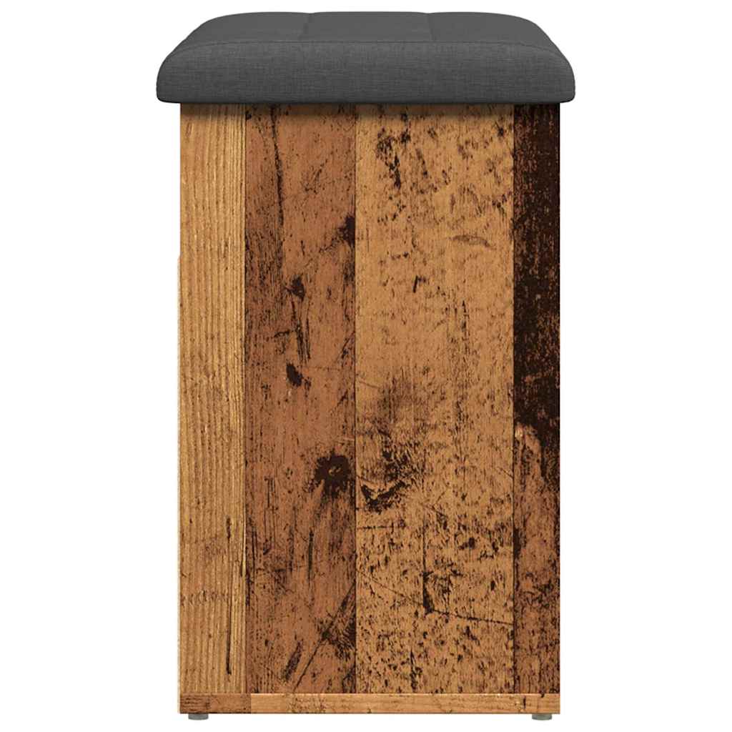 Πάγκος παπουτσιών  Παλιό ξύλο 62x32x50 cm Κατασκευασμένο ξύλο - Pakobazaar