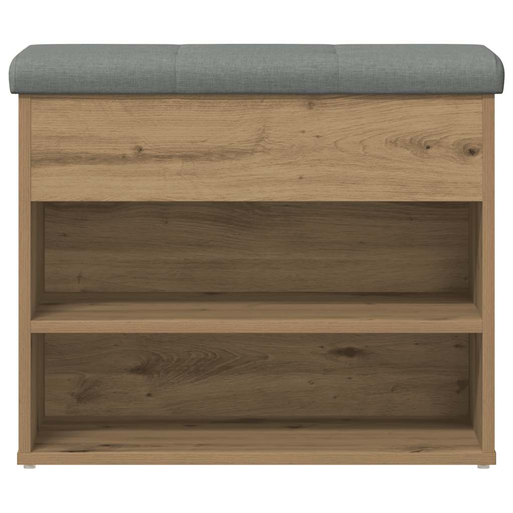 Πάγκος παπουτσιών  Artisan Oak 62x32x50 cm Κατασκευασμένο ξύλο - Pakobazaar