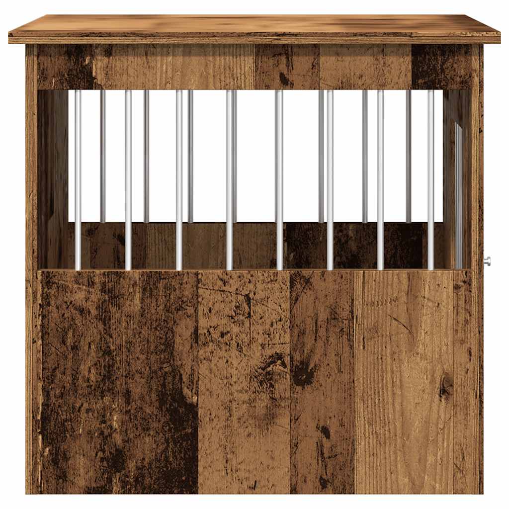Έπιπλα κλουβιού σκύλου Παλιό ξύλο 45x62x59 cm - Pakobazaar