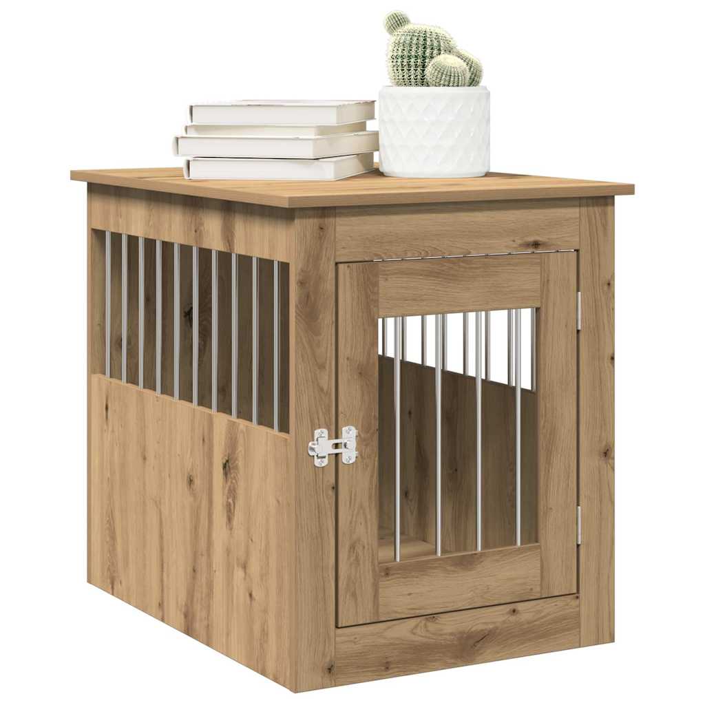 Έπιπλα κλουβιού σκύλου Artisan Oak 55x75x65 cm - Pakobazaar
