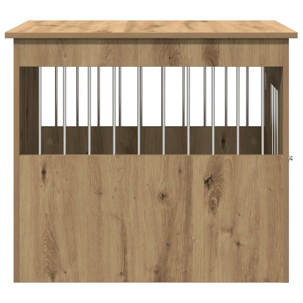 Έπιπλα κλουβιού σκύλου Artisan Oak 55x75x65 cm - Pakobazaar