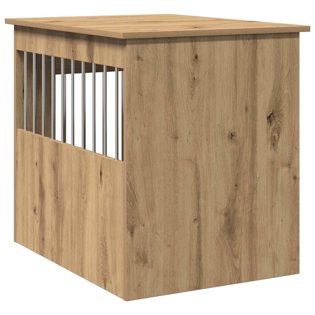 Έπιπλα κλουβιού σκύλου Artisan Oak 55x75x65 cm - Pakobazaar