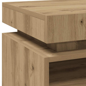 Κομοδίνο με φώτα LED Artisan Oak 40x39x48,5 cm - Pakobazaar