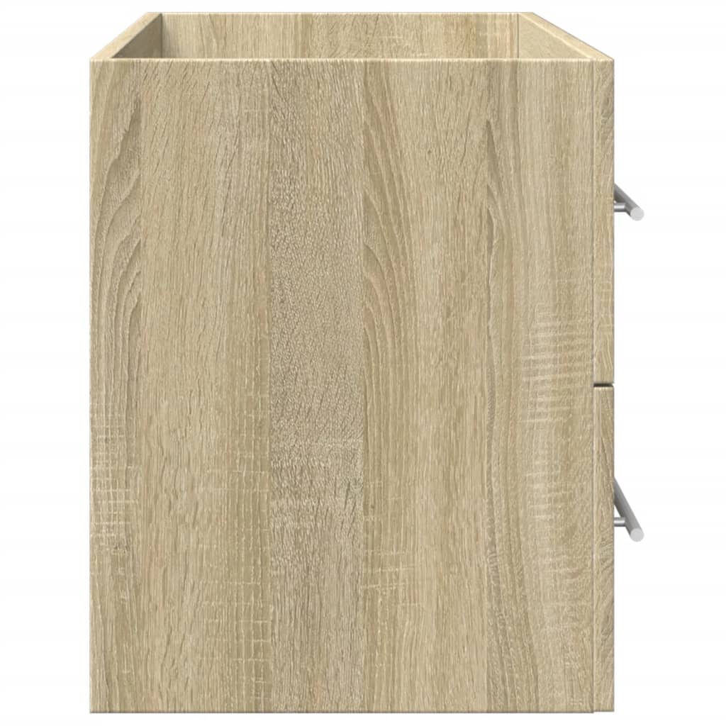 Ντουλάπι Νιπτήρα Όψη Παλαιού Ξύλου 80x38,5x48 εκ. Επεξ. Ξύλο
