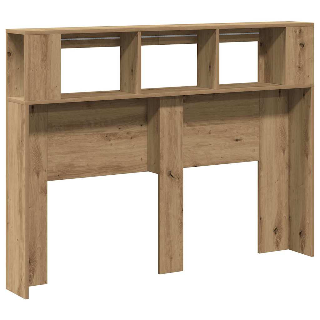 LED κεφαλάρι Artisan Oak 140x18,5x103,5 cm Κατασκευασμένο ξύλο - Pakobazaar