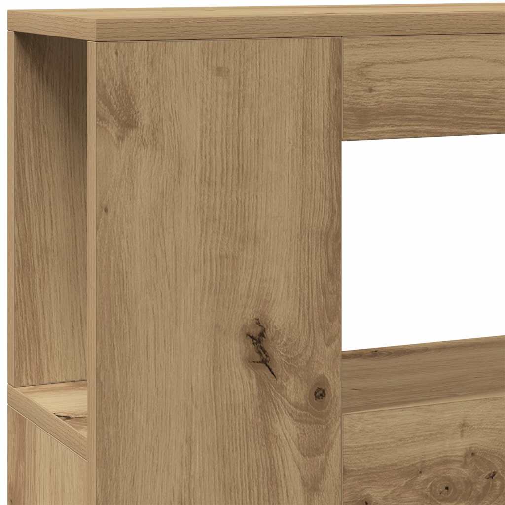 LED κεφαλάρι Artisan Oak 140x18,5x103,5 cm Κατασκευασμένο ξύλο - Pakobazaar