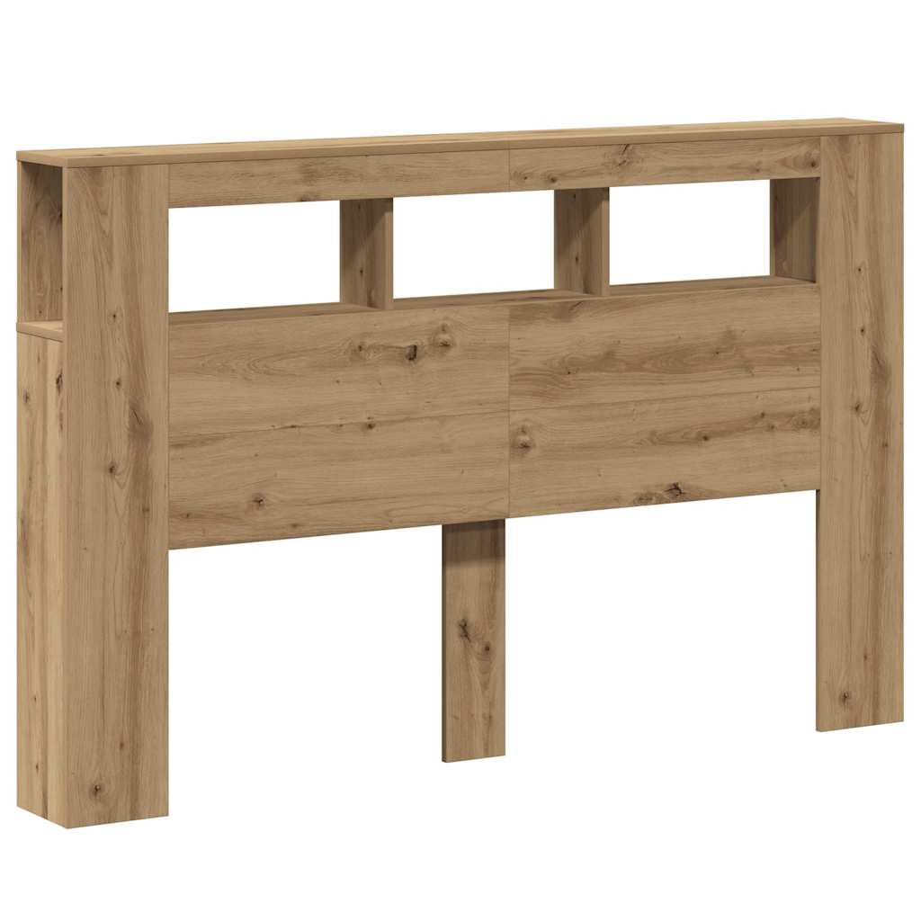 LED κεφαλάρι Artisan Oak 160x18,5x103,5 cm Κατασκευασμένο ξύλο - Pakobazaar