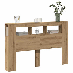 LED κεφαλάρι Artisan Oak 160x18,5x103,5 cm Κατασκευασμένο ξύλο - Pakobazaar