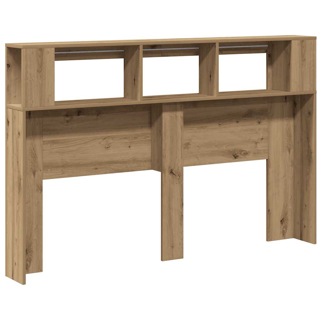 LED κεφαλάρι Artisan Oak 160x18,5x103,5 cm Κατασκευασμένο ξύλο - Pakobazaar