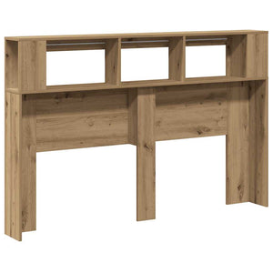 LED κεφαλάρι Artisan Oak 160x18,5x103,5 cm Κατασκευασμένο ξύλο - Pakobazaar