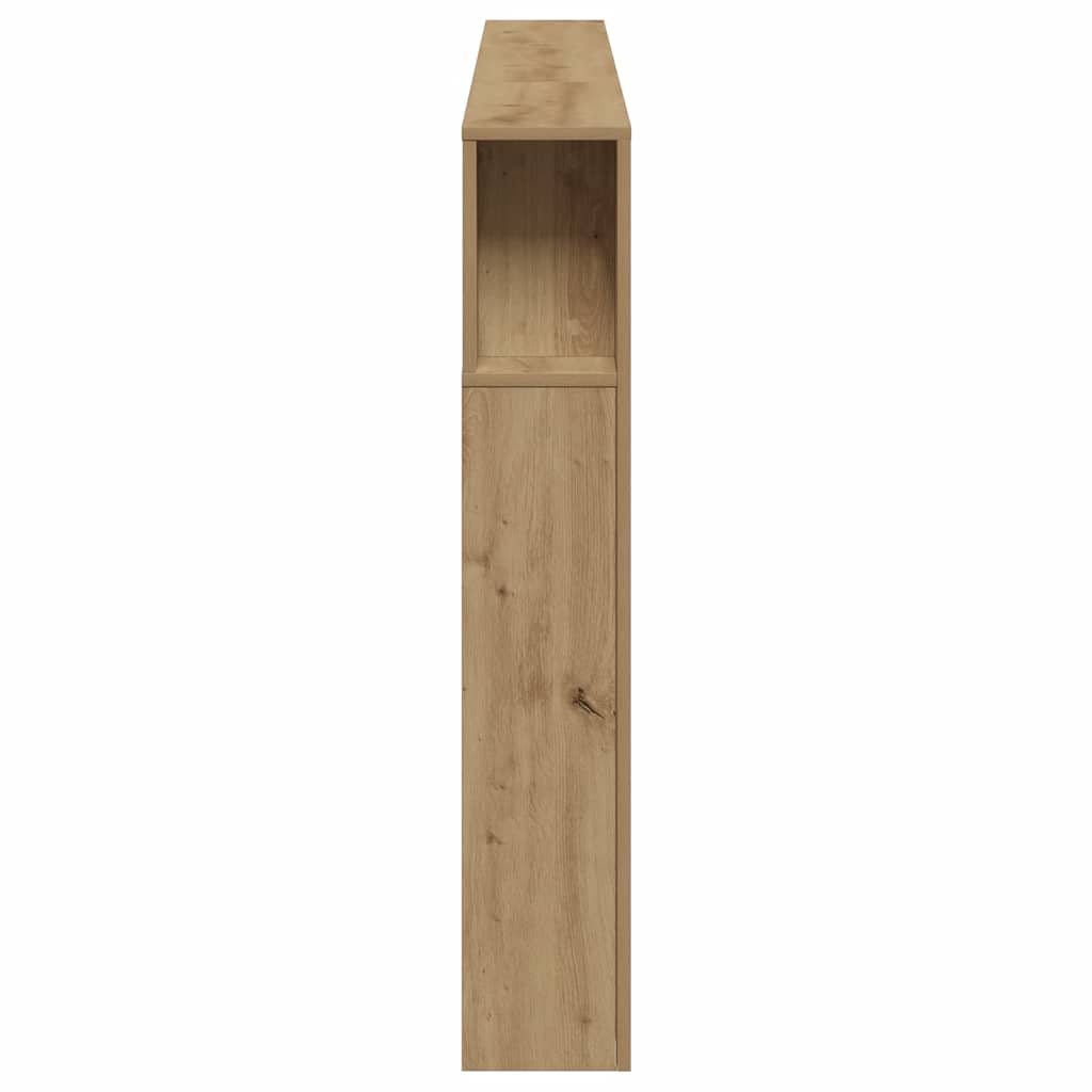 LED κεφαλάρι Artisan Oak 220x18,5x103,5 cm Κατασκευασμένο ξύλο - Pakobazaar