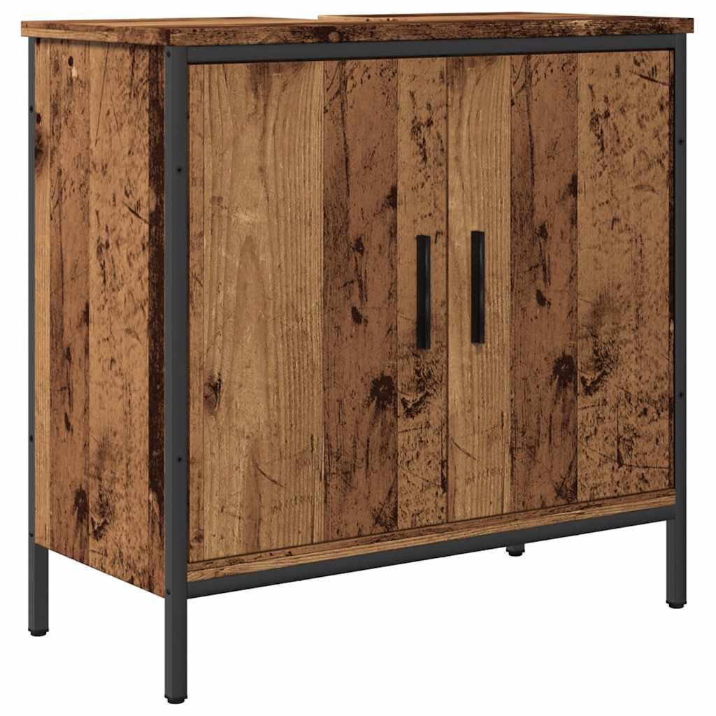 Ντουλάπι νιπτήρα Παλιό ξύλο 60x30x60 cm Κατασκευασμένο ξύλο - Pakobazaar