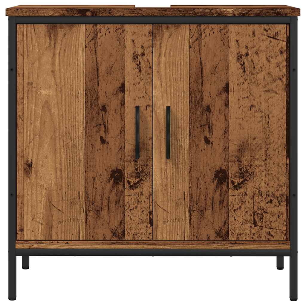 Ντουλάπι νιπτήρα Παλιό ξύλο 60x30x60 cm Κατασκευασμένο ξύλο - Pakobazaar