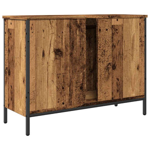 Ντουλάπι νιπτήρα Παλιό ξύλο 80x30x60 cm Κατασκευασμένο ξύλο