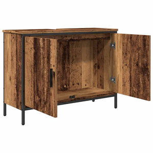 Ντουλάπι νιπτήρα Παλιό ξύλο 80x30x60 cm Κατασκευασμένο ξύλο