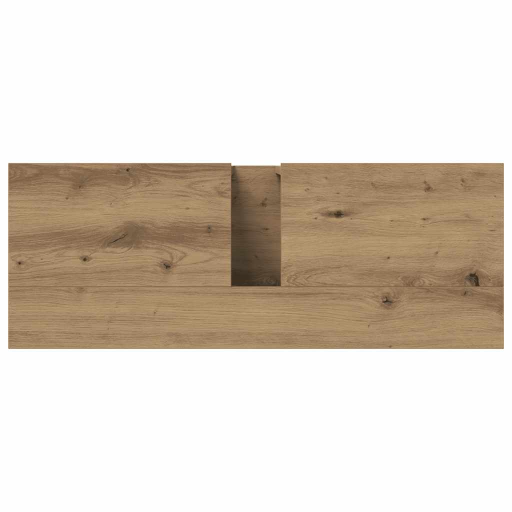 Ντουλάπι Νιπτήρα Αρτισιανή Δρυς 80x30x60 εκ. Επεξ. Ξύλο