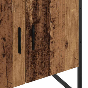 Ντουλάπι Νιπτήρα Μπάνιου Παλιό Ξύλο 60x33x60 εκ