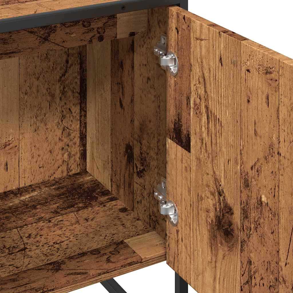 Ντουλάπι νιπτήρα μπάνιου Παλιό ξύλο 80x33x60 cm - Pakobazaar