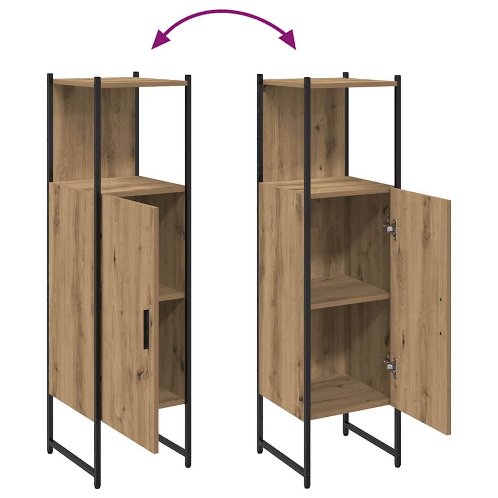 Ντουλάπι μπάνιου Δρυς τεχνίτης 33x33x120,5 cm - Pakobazaar