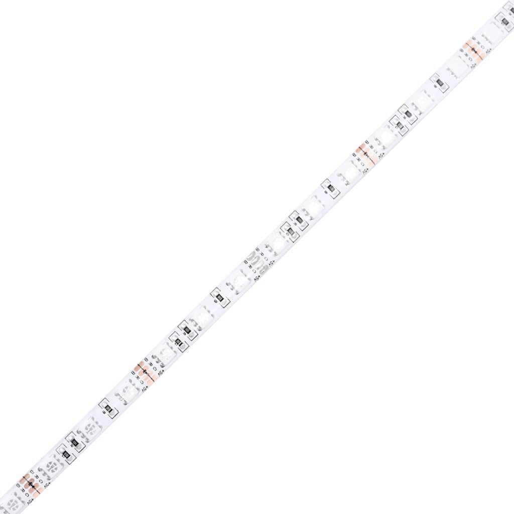 Τραπεζάκι Σαλονιού με LED Αρτισιανή Δρυς 50 x 50 x 40 εκ.