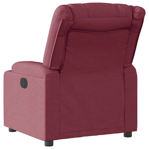 Πολυθρόνα Ανακλινόμενη Μπορντό Υφασμάτινη - Pakobazaar