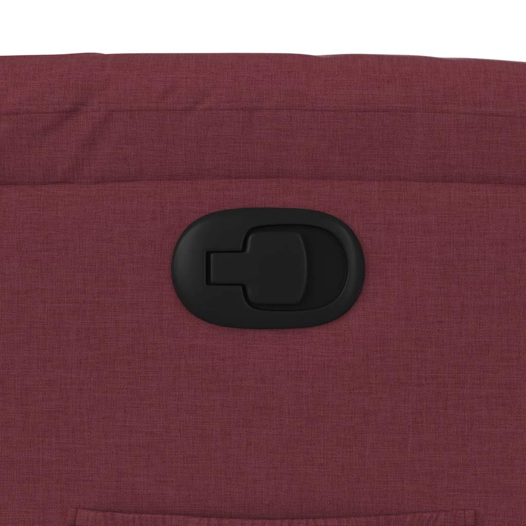 Πολυθρόνα Ανακλινόμενη Μπορντό Υφασμάτινη - Pakobazaar