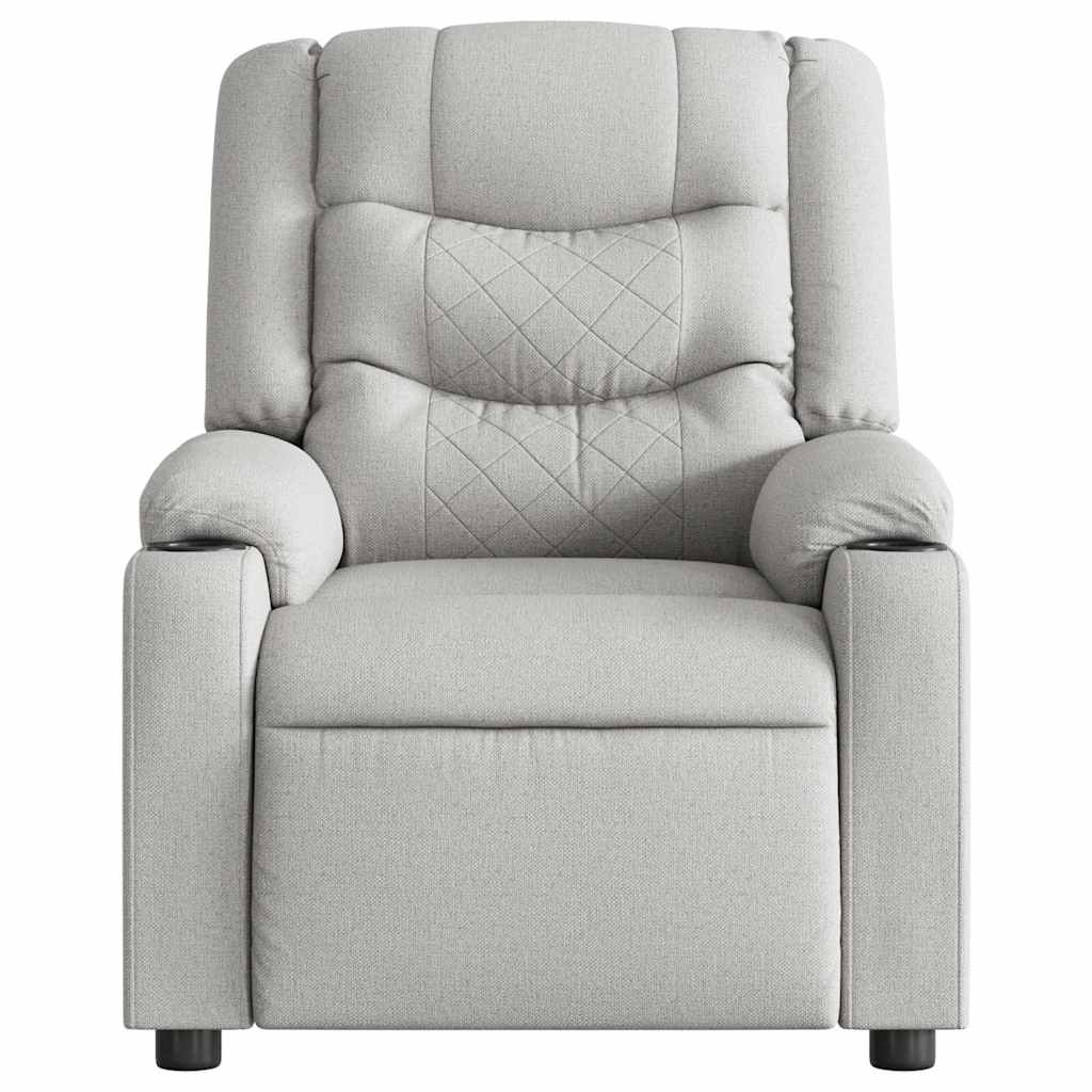 καρέκλα ανάκλισης μασάζ Cloud Grey Fabric
