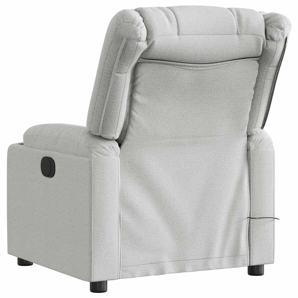 καρέκλα ανάκλισης μασάζ Cloud Grey Fabric