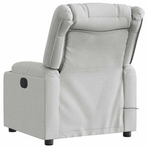 καρέκλα ανάκλισης μασάζ Cloud Grey Fabric