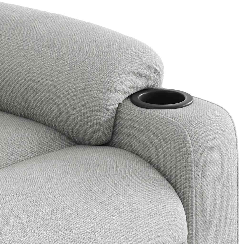 καρέκλα ανάκλισης μασάζ Cloud Grey Fabric