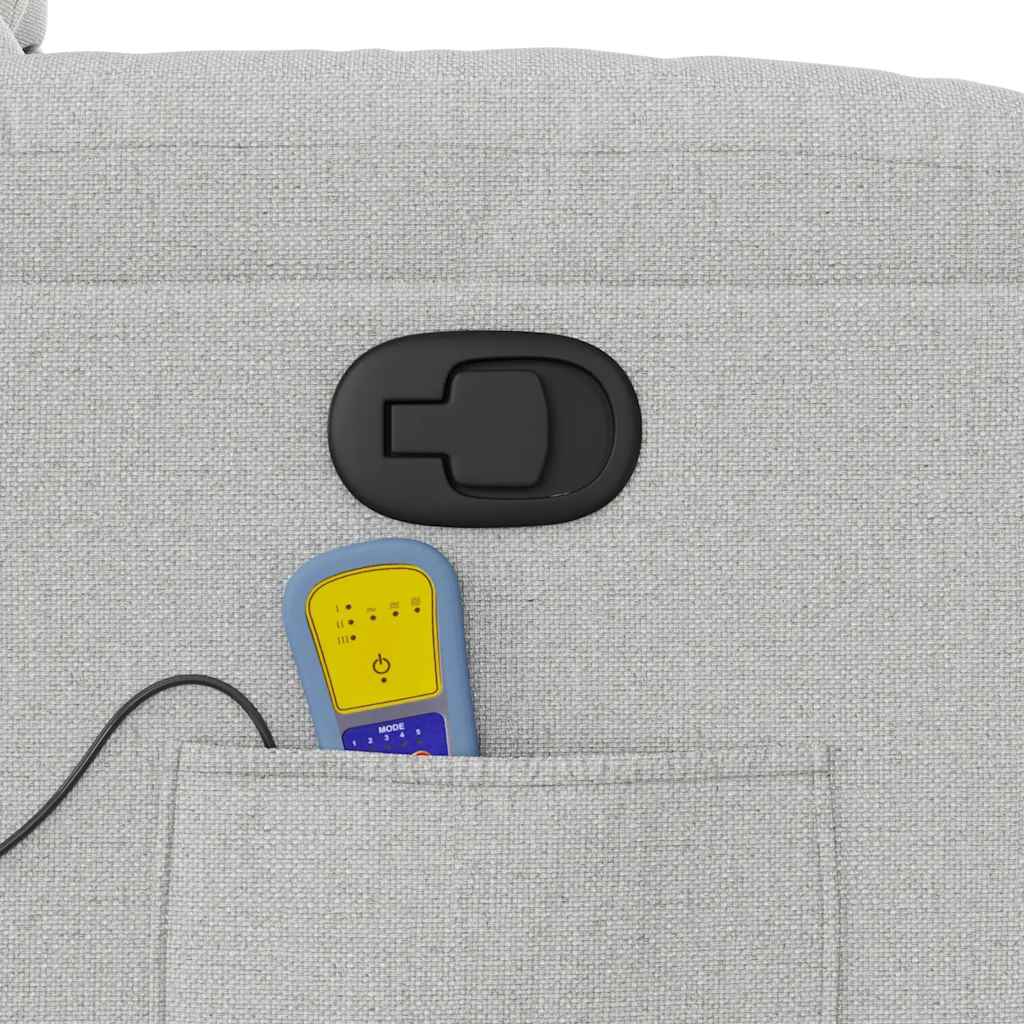 καρέκλα ανάκλισης μασάζ Cloud Grey Fabric