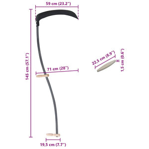 Δρεπάνι με πέτρα λείανσης 145 cm