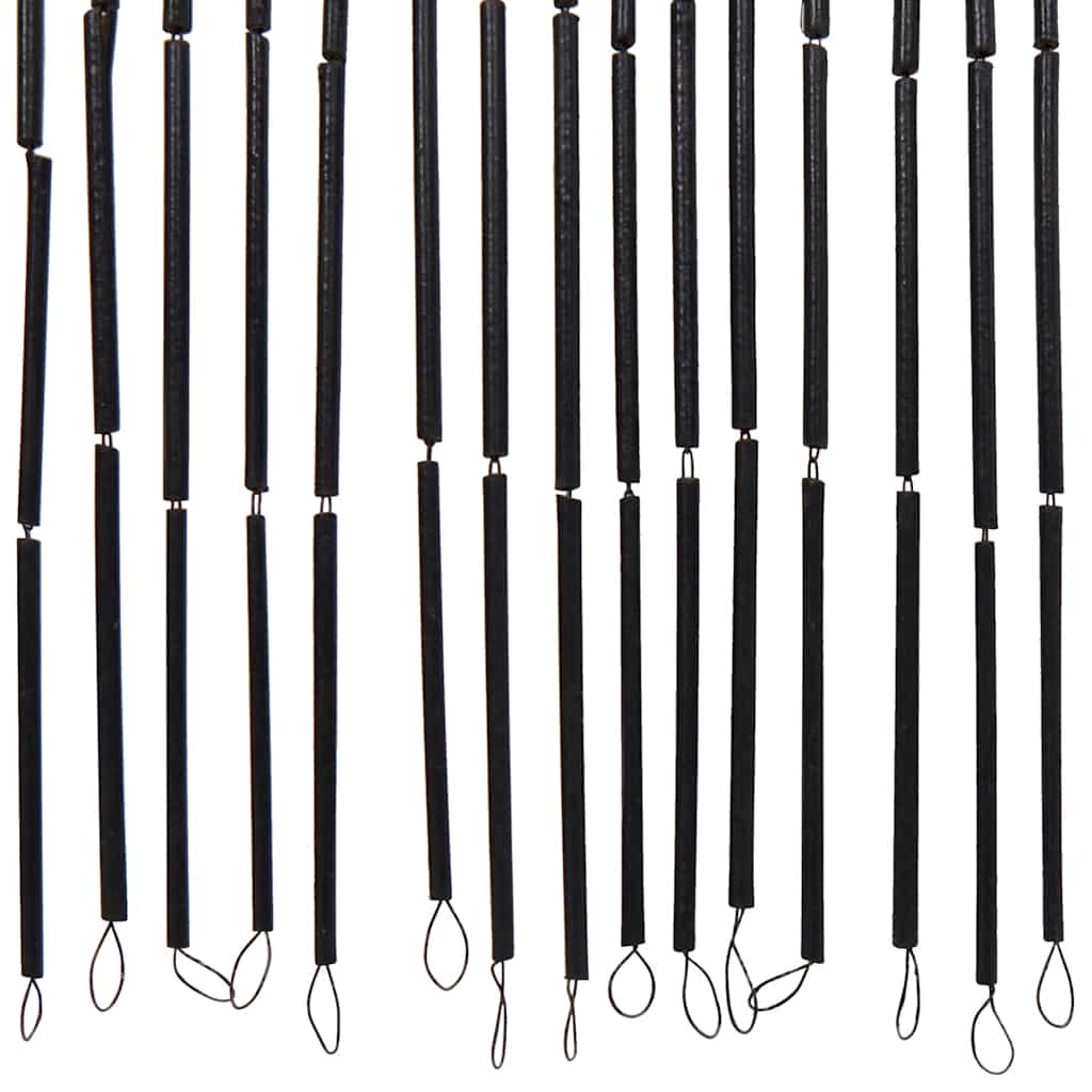 Έντομο κουρτίνα πόρτας Palm Tree Print 100x220 cm Μπαμπού