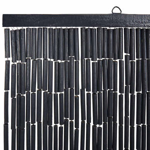 Έντομο κουρτίνα πόρτας Σκούρο γκρι 90x220 cm Μπαμπού