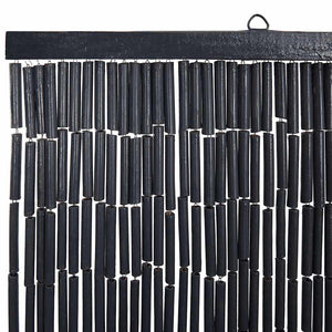 Έντομο κουρτίνα πόρτας Σκούρο γκρι 120x220 cm Μπαμπού