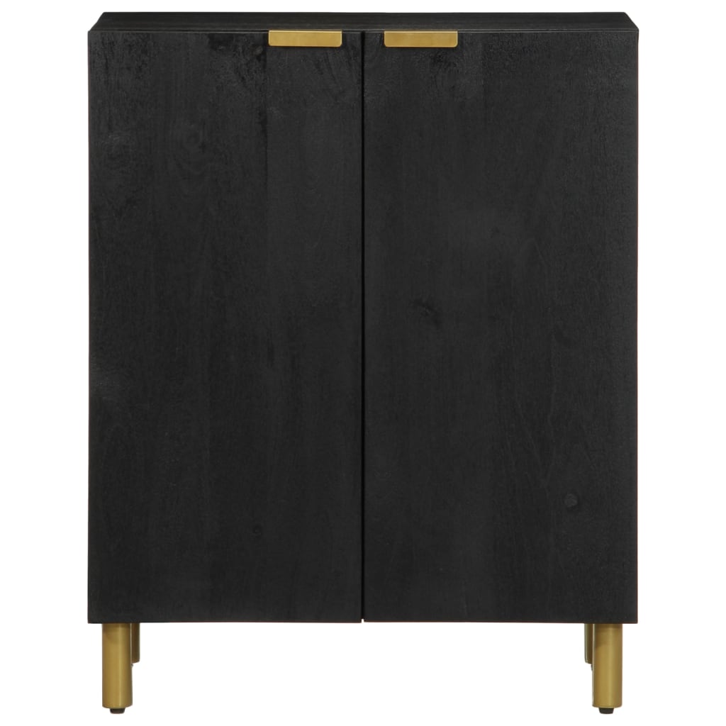 Μπουφές Μαύρος 60x33x75 εκ. από Επεξεργασμένο Ξύλο