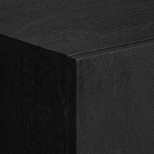 Ντουλάπι Μαύρο 60 x 33 x 110 εκ. από Επεξεργασμένο Ξύλο - Pakobazaar