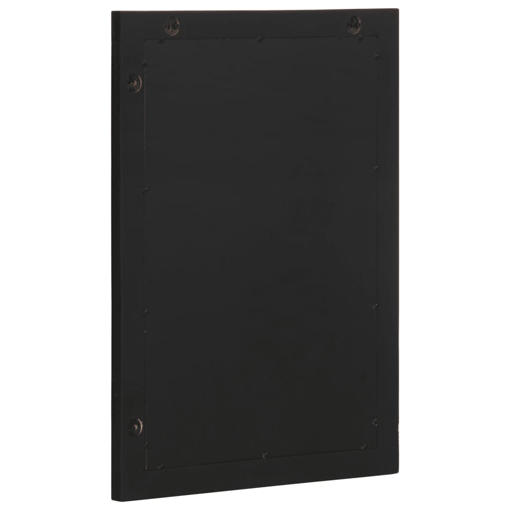 Καθρέφτης Μπάνιου Μαύρος 50x70x2,5 εκ. Επεξ. Ξύλο/Oρείχαλκος