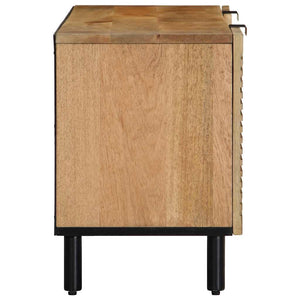 Ντουλάπι τηλεόρασης καφέ 105x33x46 cm από μασίφ ξύλο Mango