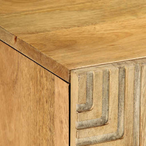 Ντουλάπι τηλεόρασης καφέ 105x33x46 cm από μασίφ ξύλο Mango