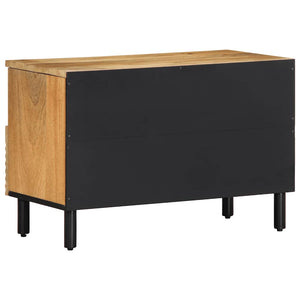 Ντουλάπι τηλεόρασης καφέ 70x33x46 cm μασίφ ξύλο Mango