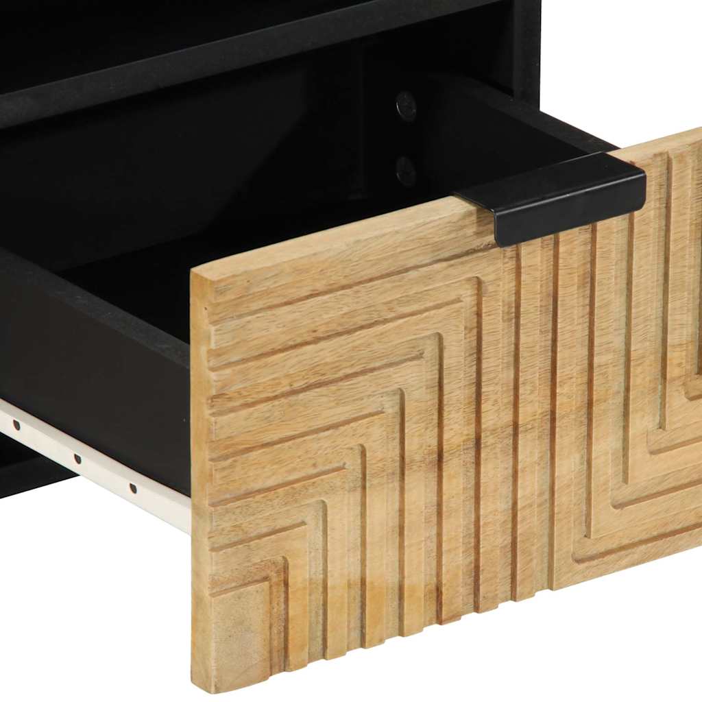 Ντουλάπι τηλεόρασης καφέ 70x33x46 cm μασίφ ξύλο Mango