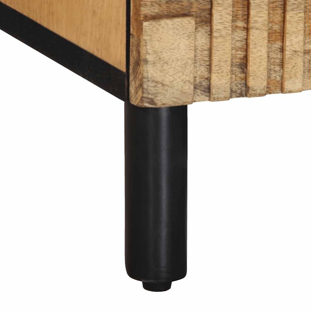 Ντουλάπι τηλεόρασης καφέ 70x33x46 cm μασίφ ξύλο Mango