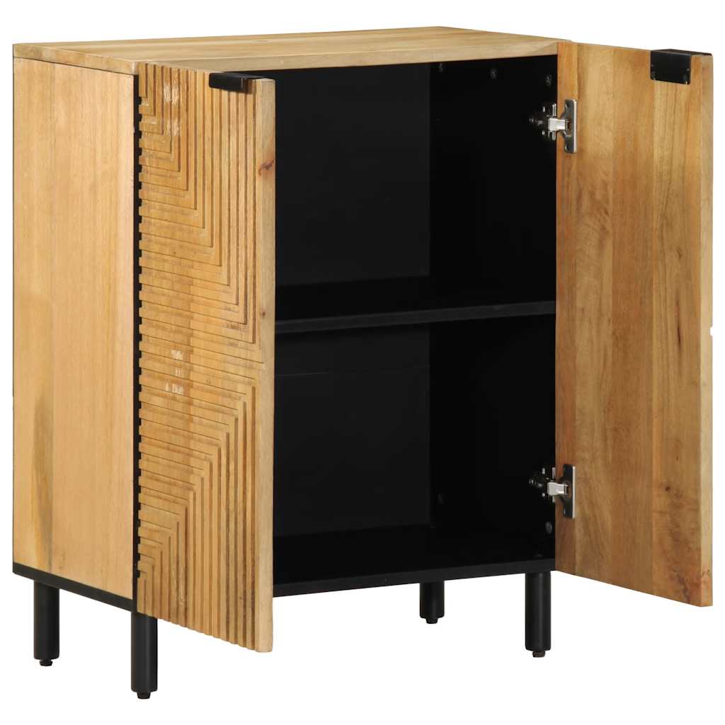 Sideboard καφέ 60x33x75 cm μασίφ ξύλο Mango