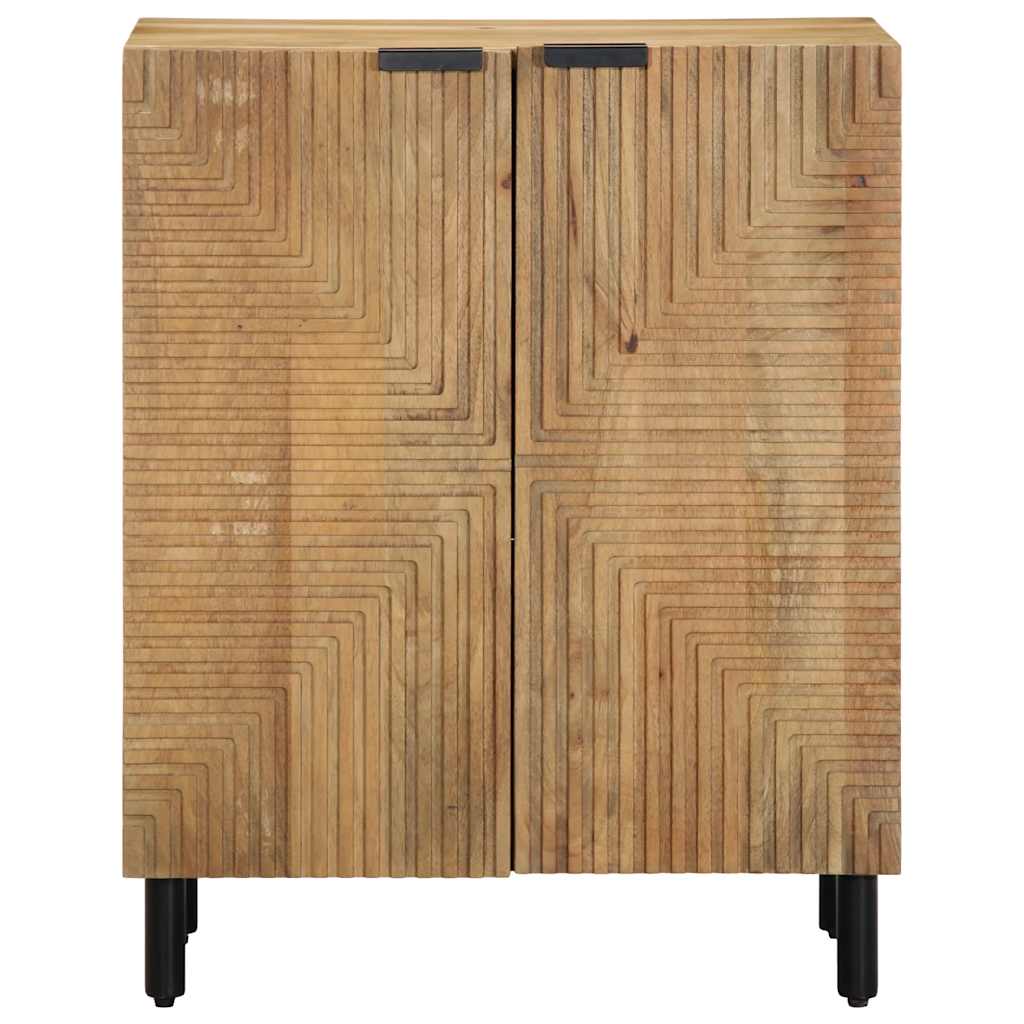 Sideboard καφέ 60x33x75 cm μασίφ ξύλο Mango