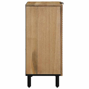 Sideboard καφέ 60x33x75 cm μασίφ ξύλο Mango