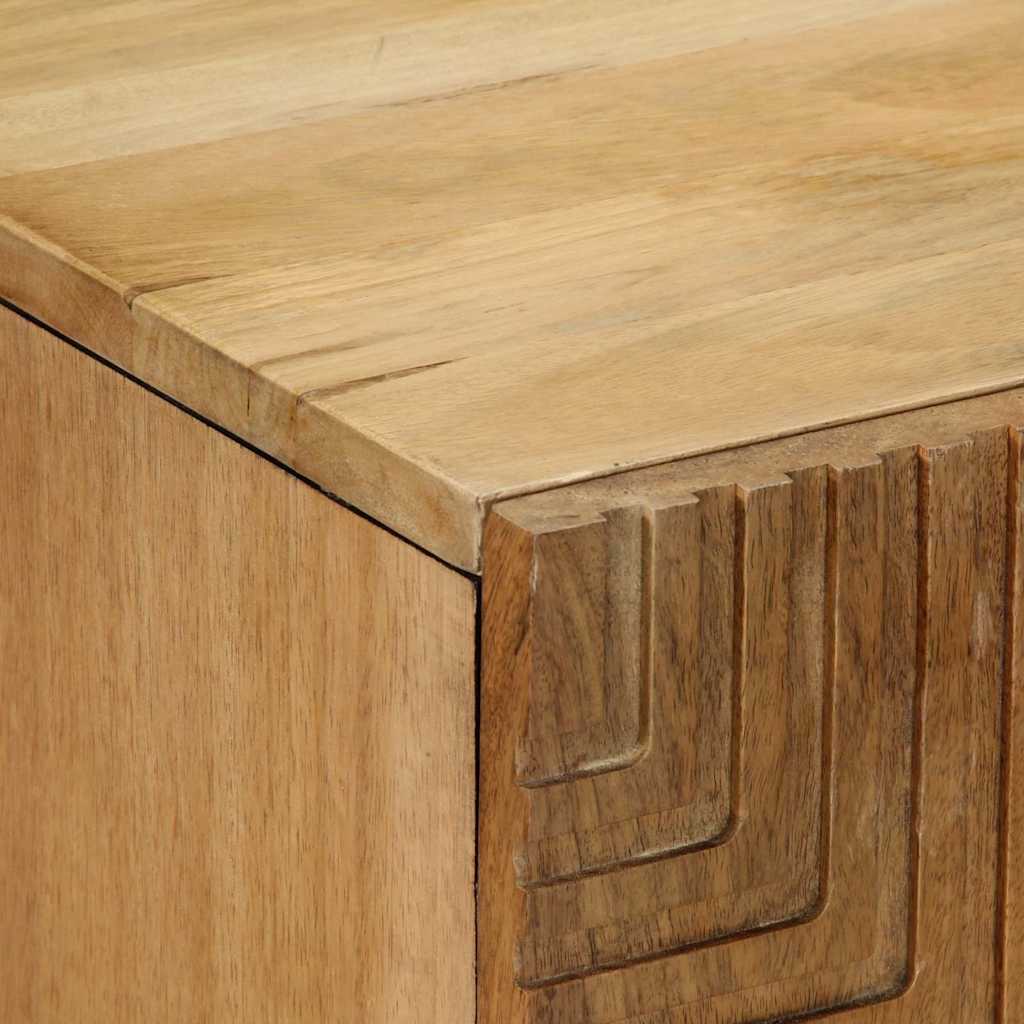 Sideboard καφέ 60x33x75 cm μασίφ ξύλο Mango